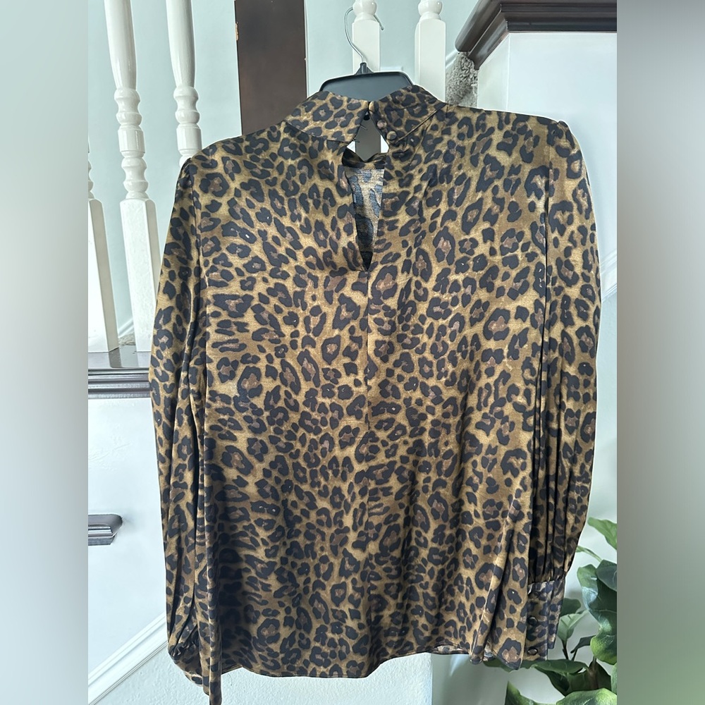 Zara Leopard Print Blouse and Skirt Set - Picture 2 of 8